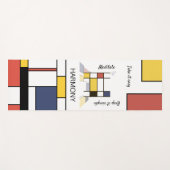 Unglaubliche Neoplastik Art Monogramm. Buchstabe H Yogamatte (Vorderseite (Horizontal))