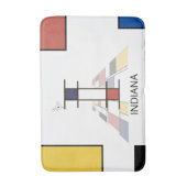 Unglaubliche Neoplastik Art Monogramm. Buchstabe I Badematte (Vorderseite Vertikal)