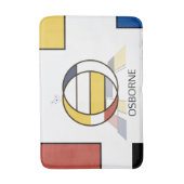 Unglaubliche Neoplastik Art Monogramm. Buchstabe O Badematte (Vorderseite Vertikal)