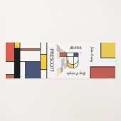 Unglaubliche Neoplastik Art Monogramm. Buchstabe P Yogamatte (Vorderseite (Horizontal))