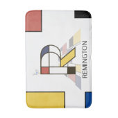 Unglaubliche Neoplastik Art Monogramm. Buchstabe R Badematte (Vorderseite Vertikal)