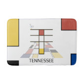 Unglaubliche Neoplastik Art Monogramm. Buchstabe T Badematte (Vorderseite)