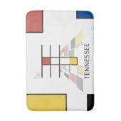 Unglaubliche Neoplastik Art Monogramm. Buchstabe T Badematte (Vorderseite Vertikal)