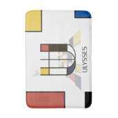 Unglaubliche Neoplastik Art Monogramm. Buchstabe U Badematte (Vorderseite Vertikal)