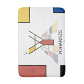 Unglaubliche Neoplastik Art Monogramm. Buchstabe Y Badematte (Vorderseite Vertikal)