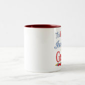 Unglaubliche Oma Zweifarbige Tasse (Mittel)