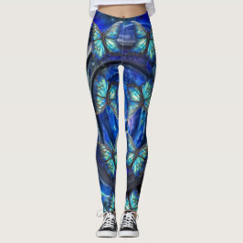 Unglaubliche Schmetterlinge auf den Leggings