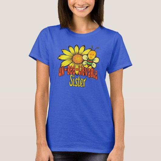 Unglaubliche Schwester T-Shirt (Vorderseite)