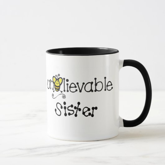 Unglaubliche Schwester-Tasse Tasse (Rechts)