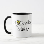 Unglaubliche Schwester-Tasse Tasse (Links)