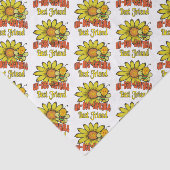 Unglaubliche Sonnenblumen und Bienen Seidenpapier (Ausschnitt)