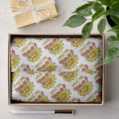 Unglaubliche Sonnenblumen und Bienen Seidenpapier (Geschenk)