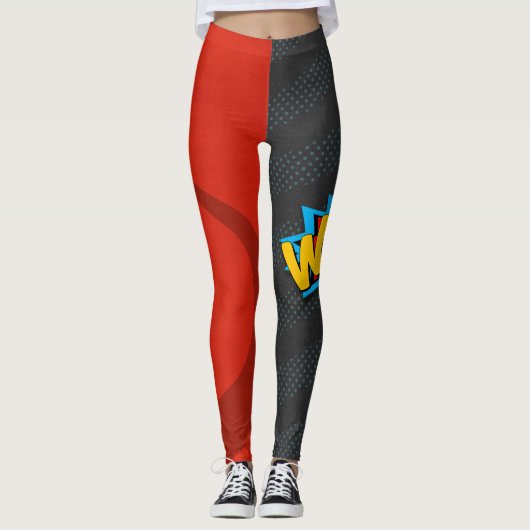 Unglaubliche Superheld-Leggings Leggings (Vorderseite)