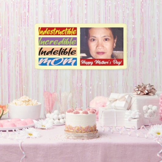 Unglaubliche, unglaubliche, unauslöschliche Mama Banner (Party)