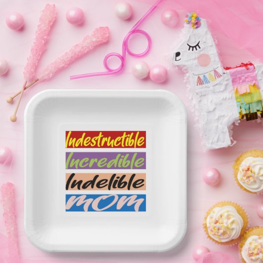 Unglaubliche, unglaubliche, unauslöschliche Mama Pappteller (Party)