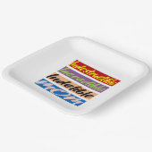 Unglaubliche, unglaubliche, unauslöschliche Mama Pappteller (Gewinkelt)