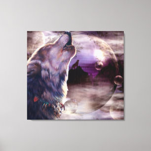 Unglaubliche Wolf-Lied-Wand-Leinwand-Kunst Leinwanddruck