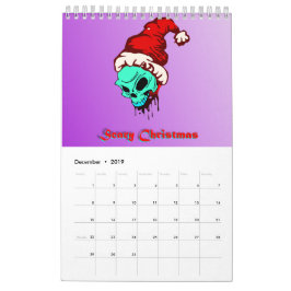 Unglaubliche Zombie-Apokalypse Phantastisch Skull Kalender