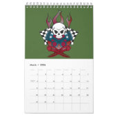 Unglaubliche Zombie-Apokalypse Phantastisch Skull Kalender (Mär 2026)