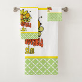 Unglaublicher Cousin Sonnenblumen und Bienen Badhandtuch Set (Insitu)