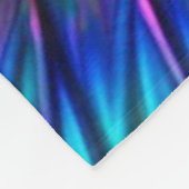 Unglaublicher Drache mit lebendigem Hintergrund Fleecedecke (Ecke)