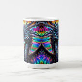 Unglaublicher Drache mit lebendigem Hintergrund Kaffeetasse (Mittel)