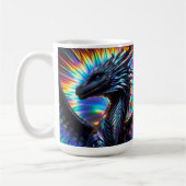 Unglaublicher Drache mit lebendigem Hintergrund Kaffeetasse (Links)