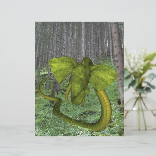 Unglaublicher Elephant Python (Stehend Vorderseite)