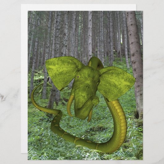 Unglaublicher Elephant Python (Vorne/Hinten)