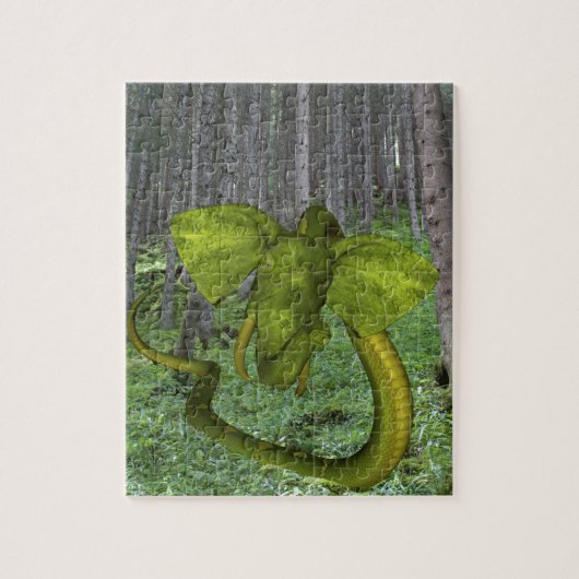 Unglaublicher Elephant Python Puzzle (Vertikal)
