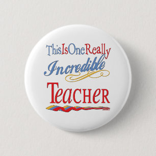 Unglaublicher Lehrer Button
