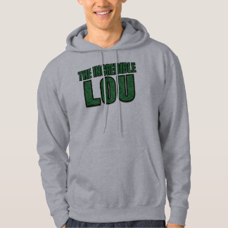 Unglaublicher Lou - Grüne Backstein-Muster-Typogra Hoodie