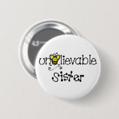 Unglaublicher Schwesterknopf Button (Vorne & Hinten)