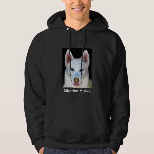Unglaublicher sibirischer Husky Hoodie (Vorderseite)