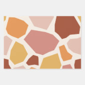 Unglaubliches Design farbenfroh blühend und rosa Geschenkpapier Set (Vorderseite 3)