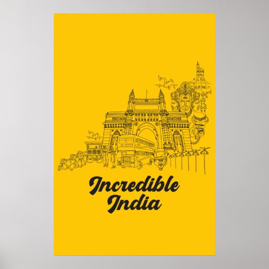 Unglaubliches Indien Poster (Vorne)