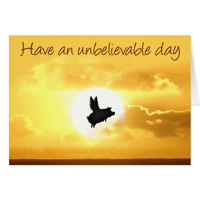 unglaubliches Schweine (Vorderseite (Horizontal))