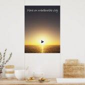 Unglaubliches, tagsfliegendes Schweineposter Poster (Küche)