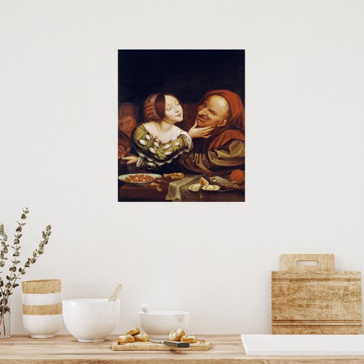 Ungleiche Liebe oder, das falsche Paar Poster (Küche)