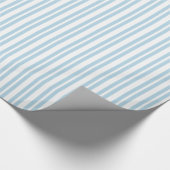 Ungleichmäßiger Streifen #2 Weißer Streifen Geschenkpapier (Ecke)