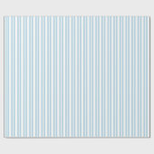 Ungleichmäßiger Streifen #2 Weißer Streifen Geschenkpapier (Flach)