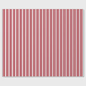 Ungleichmäßiger Streifen #2 Weißer Streifen Geschenkpapier (Flach)