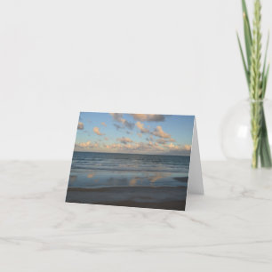 Unglück im Inneren, ruhiger Strand Wasser am Sonne Karte