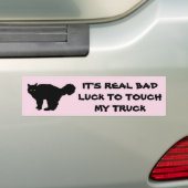 Unglück zur Touch mein LKW-Rosa Autoaufkleber (Auf Auto)