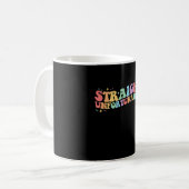 Unglücklich Groovy LGBTQ Gay Lesbian Kaffeetasse (Vorderseite Links)