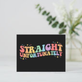 Unglücklich Groovy LGBTQ Gay Lesbian Postkarte (Stehend Vorderseite)