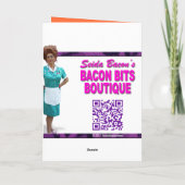 Unglücklich in der Liebe [lustige Grußkarte] Karte (Rückseite)