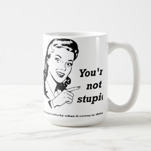 Unglücklicher Denker Lustiger Becher Kaffeetasse