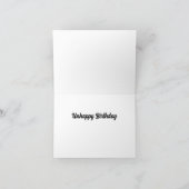 Unglücklicher Geburtstag Karte (Innenseite)
