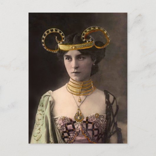 Unglücklicher Hut Postkarte (Vorderseite)